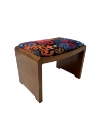 Art Deco Stool by De Coene Frères Kortrijk, 1930s